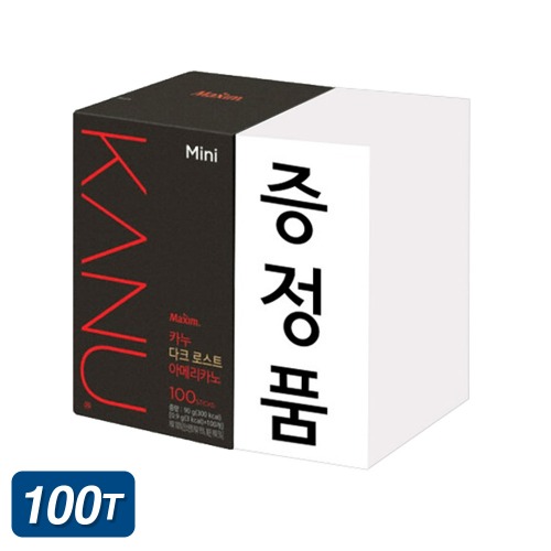 동서식품 카누 미니 다크 로스트 90g 100T + 증정품 아메리카노 커피 믹스 인스턴트 DC